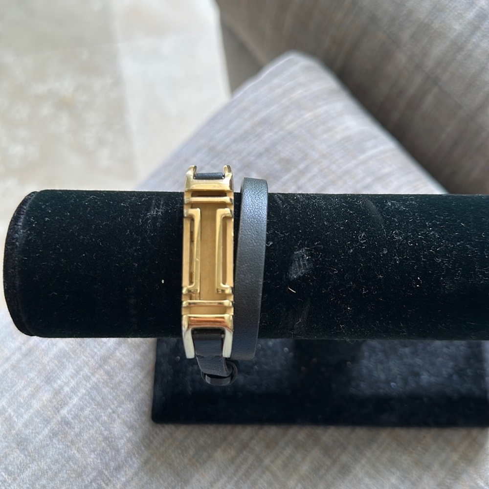 Tory Burch for Fitbit Flex 2 double wrap leather bracelet